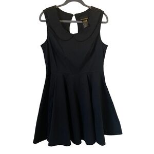 Nooworks size XL like new vintage style black dress Peter Pan Collar